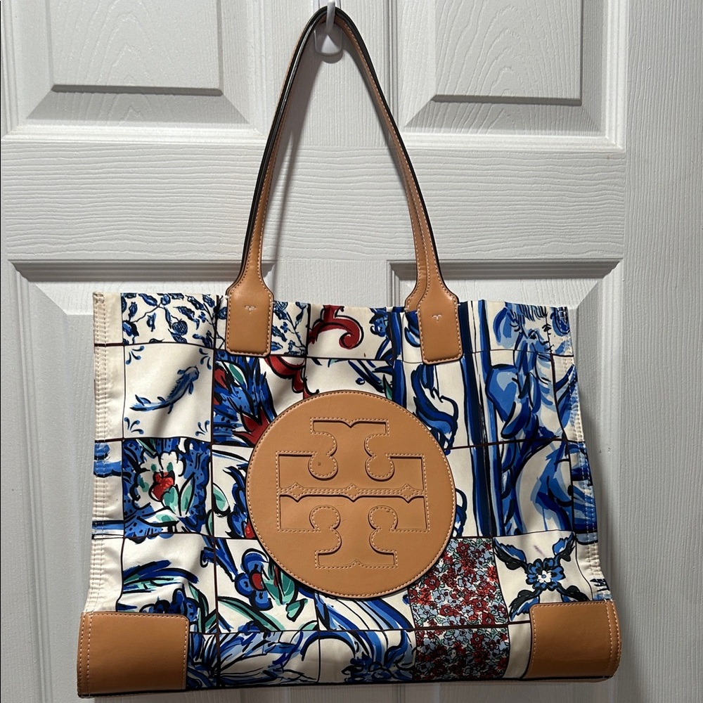 Tory Burch Multicolor Patterned Tote